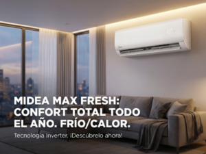 Midea - Inverter, 1ton, 12000btu, 110v