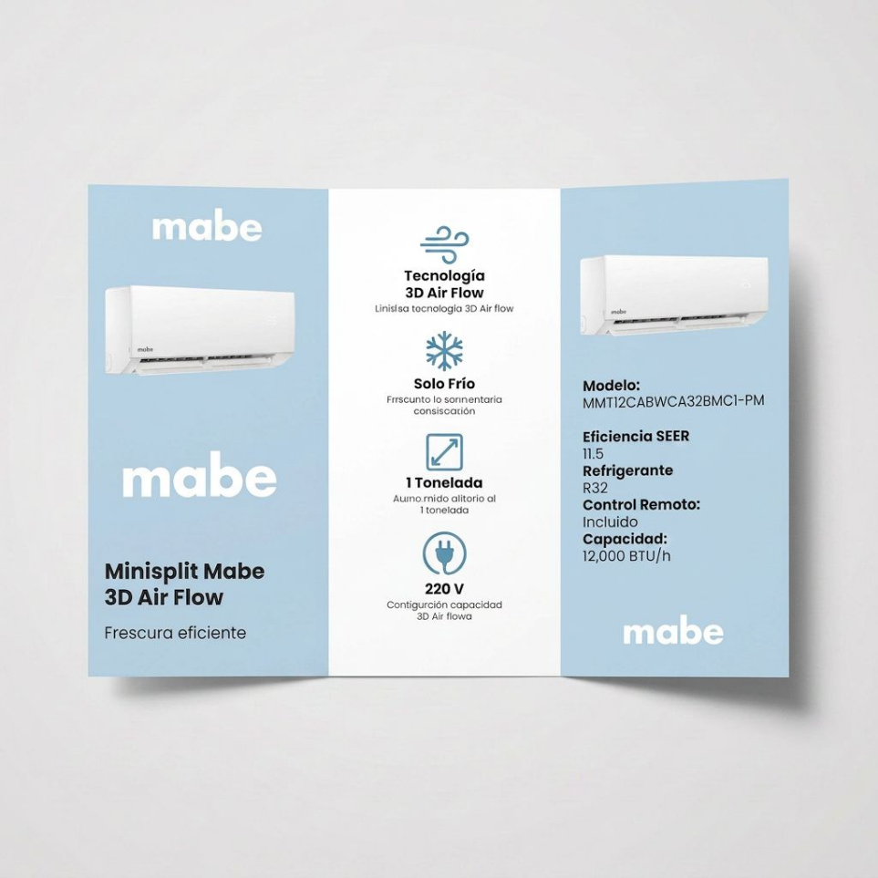 Mabe 3D Air Flow 1Ton 220V - Image 3