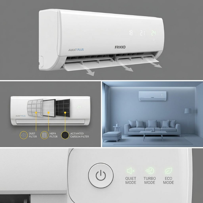 FRIKKO AIRE ACONDICIONADO 1 TON 110V - Image 2