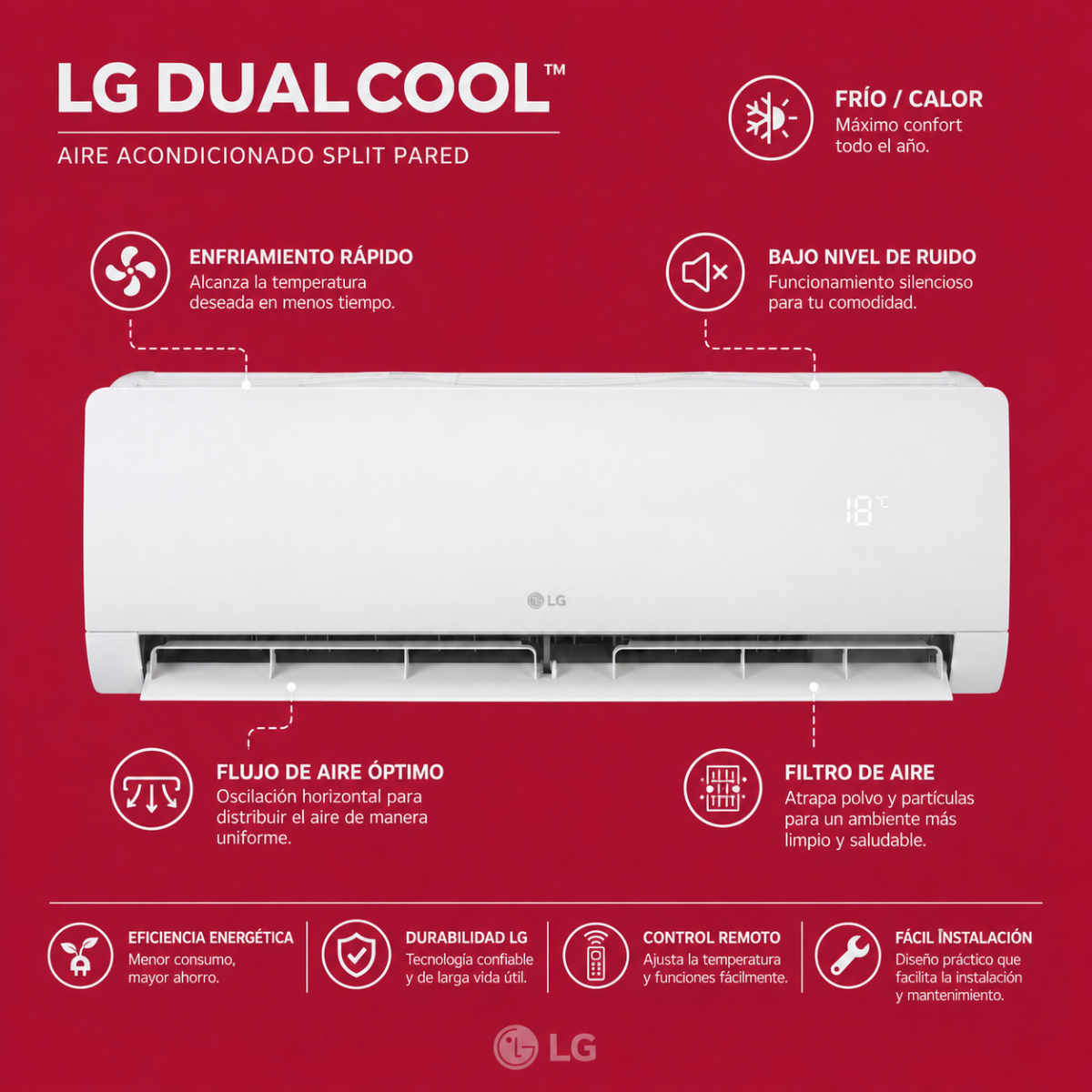 LG 1Tonelada 220V - Image 2